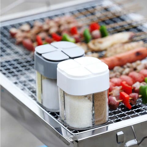 Hộp đựng gia vị 4 ngăn có nắp đậy (TH114)