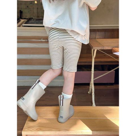 Hàng QC - Quần legging co giãn kẻ hàn quốc mát mùa hè cho bé gái
