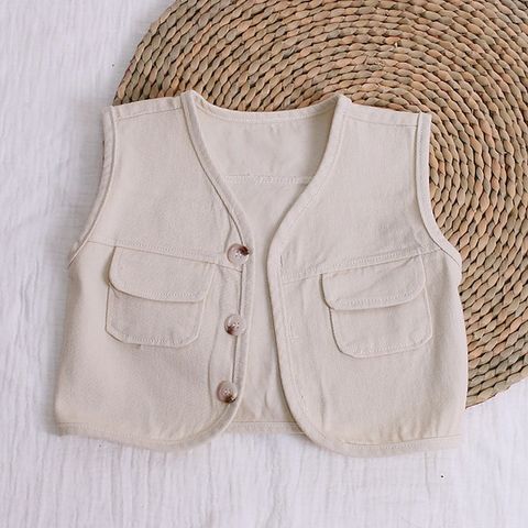 Hàng QC - Áo gile kaki cho bé trai túi hộp phong cách hottrend hàn quốc