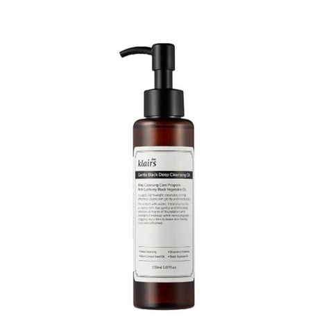 Dầu Tẩy Trang Klairs Gentle Black Deep Cleansing Oil 150ml - Tẩy Trang Sâu, Kiểm Soát Bã Nhờn, Dưỡng Ẩm Cho Da Nhạy Cảm 729251