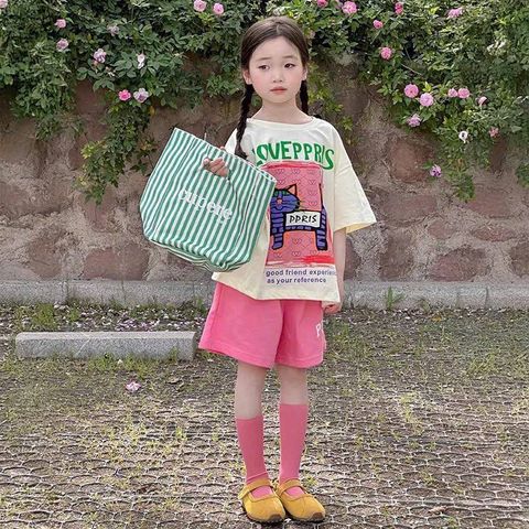 Set bộ thun cotton mèo con cute đáng yêu dễ thương mát mẻ thoáng khí mùa hè cho bé gái 35-45kg