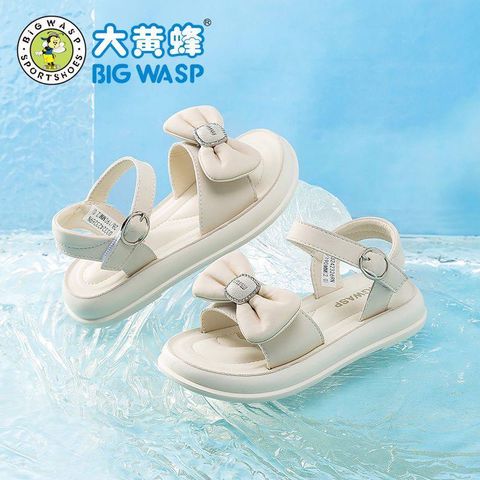 Hàng QC - Dép quai hậu chữ MIU nơ xăng đan sandal mùa hè mát mẻ xinh xắn chống trơn trượt cho bé gái