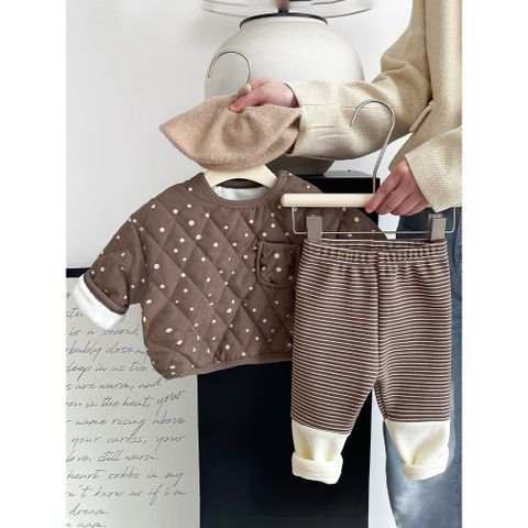 Hàng QC Áo nỉ sweater chấm bi dày dặn phong cách hàn quốc cho bé gái dễ thương