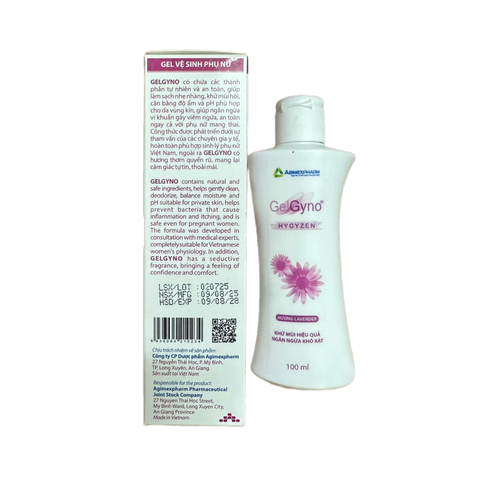 Dung Dịch Vệ Sinh Gelgyno Hygyzen Dùng An Toàn Cho Phụ Nữ Mang Thai - 100ml