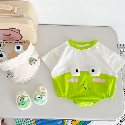 Hàng QC Áo liền quần bodysuit áo liền thân họat hình ếch con cute đáng yêu vui nhộn dễ thương cho bé