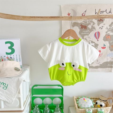 Hàng QC Áo liền quần bodysuit áo liền thân họat hình ếch con cute đáng yêu vui nhộn dễ thương cho bé