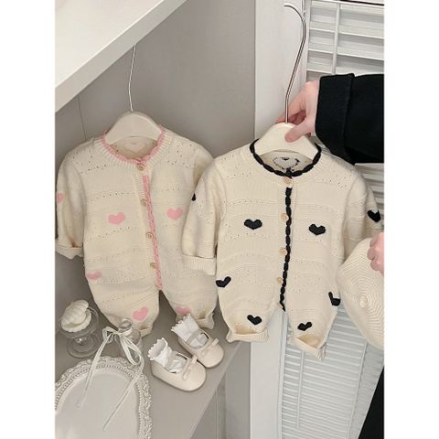 Hàng QC Body suit áo liền thân trái tim xinh xắn vintage đáng yêu dễ thương mùa đông ấm áp cho bé gái