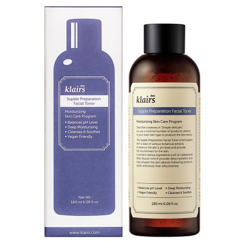 Nước Hoa Hồng Toner Klairs Supple Preparation - Cung Cấp Độ Ẩm, Giảm Kích Ứng, Phù Hợp Da Nhạy Cảm, Chăm Sóc Da Hàng Ngày