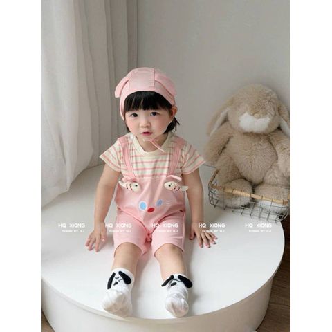Bodysuit cây nấm khủng long kèm mũ dễ thương đáng yêu mát mẻ mùa hè kèm mũ cho bé trai bé gái