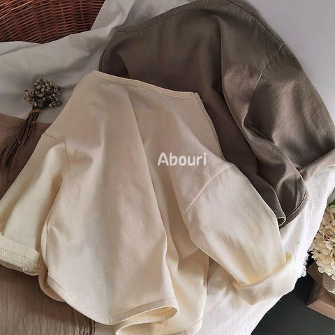 Hàng QC - Áo thun dài tay butter free cute đáng yêu dễ thương vintage hàn quốc cho bé thu đông