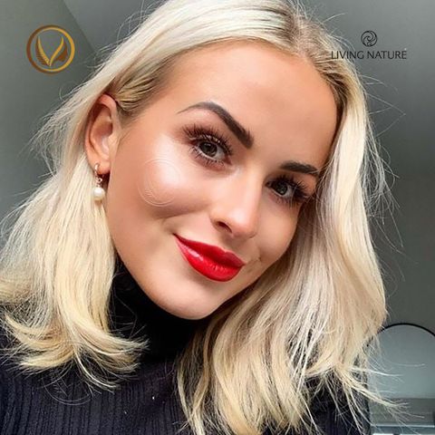 Son môi màu đỏ thuần 100% tự nhiên Living Nature Lipstick Glamorous 16 (3.9g)