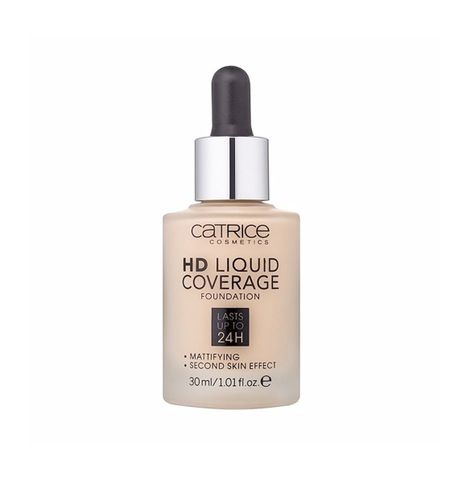 Kem Nền Catrice Hd Liquid Coverage 30ml - Màu 010, Che Phủ Tốt, Lớp Nền Tự Nhiên, Chống Nước, Dành Cho Mọi Loại Da 729418