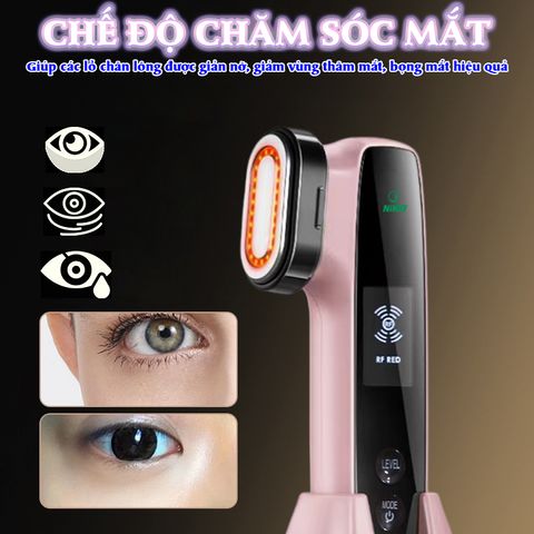 Máy Massage Nâng Cơ Mặt RF Nikio NK-128 - Thiết Bị Làm Đẹp Công Nghệ Cao Cho Làn Da Tươi Trẻ, Rạng Ngời, Chăm Sóc Da Chuyên Sâu