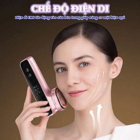 Máy Massage Nâng Cơ Mặt RF Nikio NK-128 - Thiết Bị Làm Đẹp Công Nghệ Cao Cho Làn Da Tươi Trẻ, Rạng Ngời, Chăm Sóc Da Chuyên Sâu