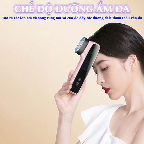 Máy Massage Nâng Cơ Mặt RF Nikio NK-128 - Thiết Bị Làm Đẹp Công Nghệ Cao Cho Làn Da Tươi Trẻ, Rạng Ngời, Chăm Sóc Da Chuyên Sâu