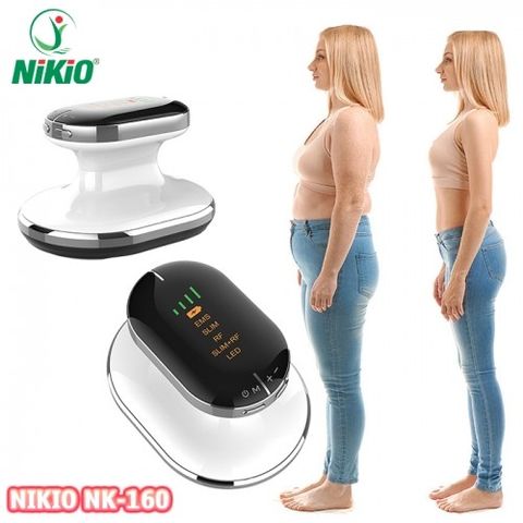 Máy massage giảm mỡ bụng Nikio NK-160 và làm săn chắc da toàn thân