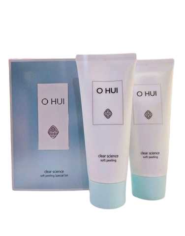 Set Tẩy Da Chết Ohui Clear Science Soft Peeling 100ml x 2 - Tẩy Da Mềm Mịn, Làm Sáng Da và Ngăn Ngừa Bụi Bẩn 729427