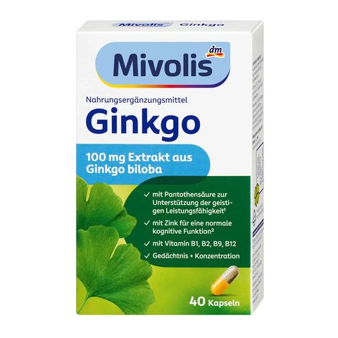 Bổ não Mivolis Ginkgo 100mg Đức 40 viên