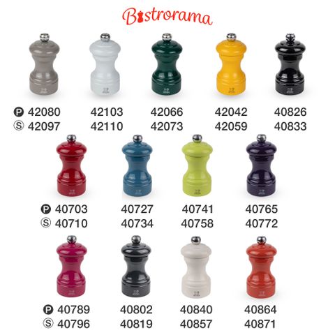 Lọ Xay Tiêu Peugeot Bistrorama 10cm Các Màu Sắc