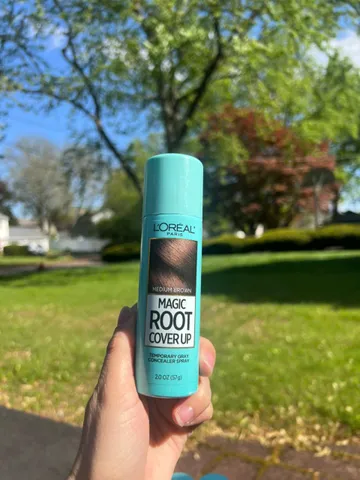 Xịt Phủ Chân Tóc Bạc L'Oreal Magic Root Cover Up 57g - Giải PhápTóc Bạc Nhanh Chóng, Thuộc USA