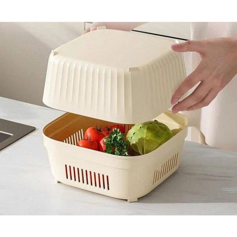 Bộ thau rổ tách nước (Màu ngẫu nhiên) (TH120)