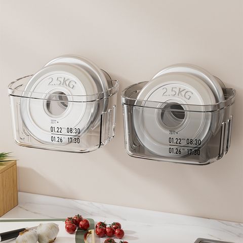 Giỏ Đựng Hành Tỏi Dán Tường Trong Suốt, Kèm Miếng Dán Siêu Chắc (Màu ngẫu nhiên) (TH121)