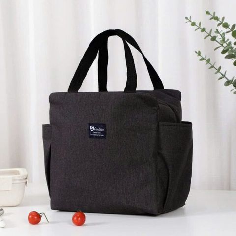 Túi Đựng Hộp Cơm Giữ Nhiệt Có ngăn 2 bên (Màu ngẫu nhiên) (TH127)