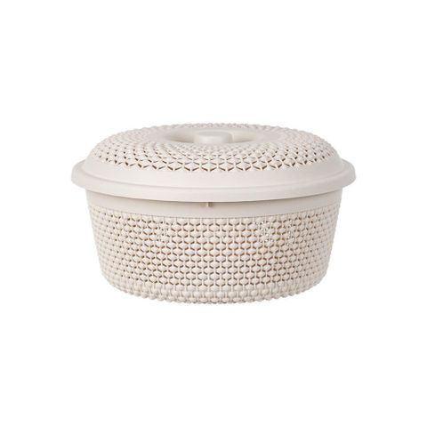 Rổ tròn chấm bi Việt Nhật (Màu ngẫu nhiên) (TH136)