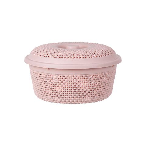 Rổ tròn chấm bi Việt Nhật (Màu ngẫu nhiên) (TH136)