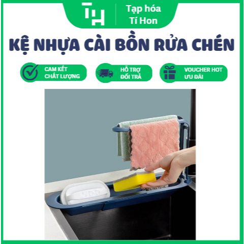 Kệ nhựa cài bồn rửa chén (TH140)