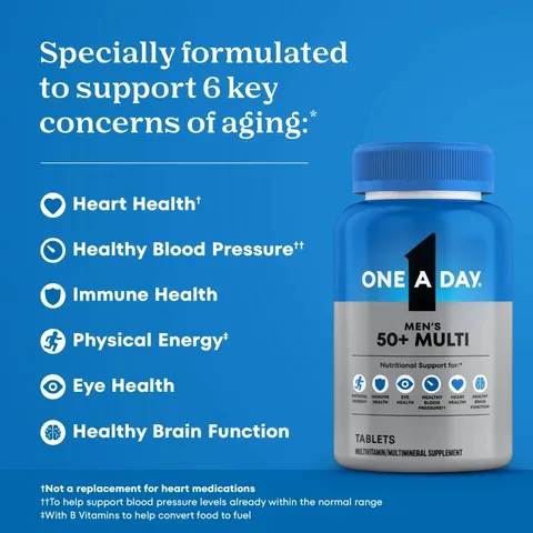 One A Day Men's 50+ Daily Multivitamin - Tăng cường sinh lực Nam