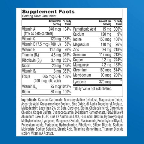 One A Day Men's 50+ Daily Multivitamin - Tăng cường sinh lực Nam