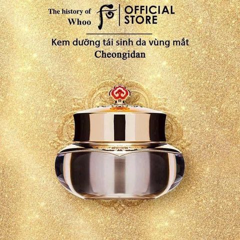 Set Kem Dưỡng Mắt Tái Sinh The history of Whoo Cheongidan Radiant Regenerating Eye Cream 5ml x 5