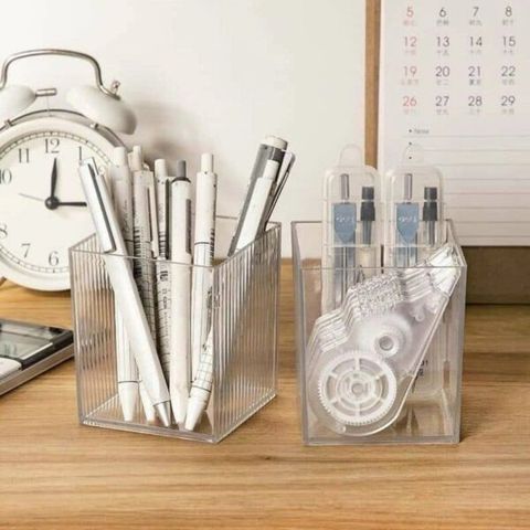 Hộp đựng bông tẩy trang, đồ trang điểm có nắp chống bụi (TH145)