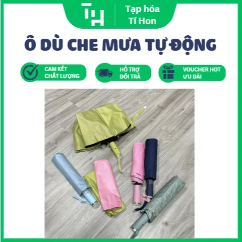 Ô dù che mưa tự động bật mở 2 chiều cao cấp (Màu ngẫu nhiên) (TH150)