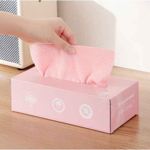 Hộp 20 Khăn Lau Đa Năng Siêu Thấm Hút (Màu ngẫu nhiên) (TH158)