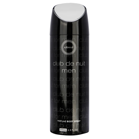 Xịt Thơm Toàn Thân Armaf Club De Nuit Perfume Body Spray Cho Nam - Hương Gỗ Cay Sang Trọng, Thiết Kế Cầm Nắm Tiện Lợi 200ml