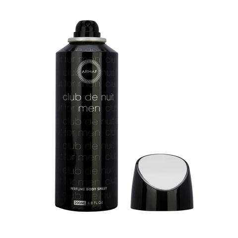 Xịt Thơm Toàn Thân Armaf Club De Nuit Perfume Body Spray Cho Nam - Hương Gỗ Cay Sang Trọng, Thiết Kế Cầm Nắm Tiện Lợi 200ml