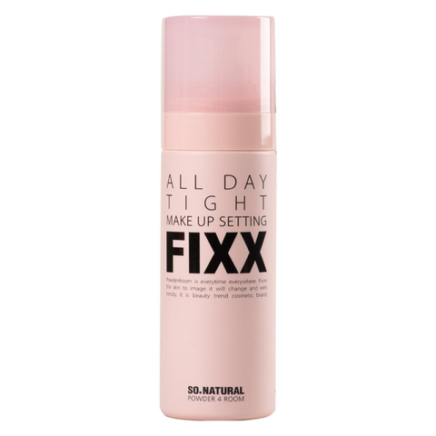 Xịt Khóa Nền So Natural Make Up Setting Fixx - Giữ Lớp Trang Điểm Lâu Trôi, Kiểm Soát Dầu, Phun Sương Siêu Mịn, 75ml