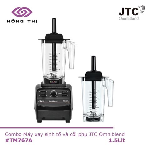 Combo máy xay sinh tố công nghiệp JTC Omniblend I TM-767A và cối rời 1.5L (1 thân máy + 2 cối)