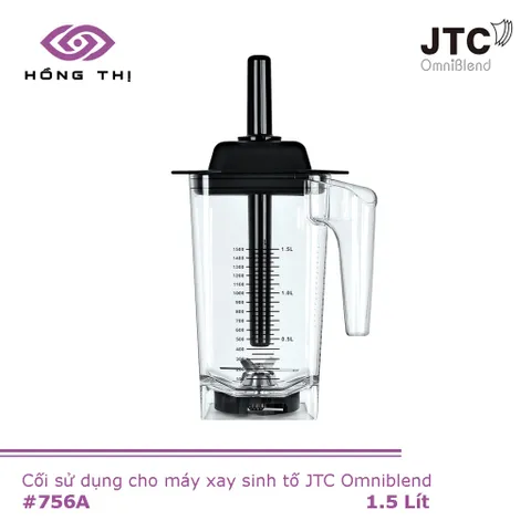 Que khuấy máy xay sinh tố JTC OmniBlend nhựa cao cấp size 27cm dùng cho cối 1.5L - Hàng Chính Hãng