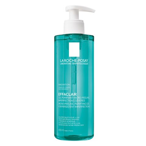 Gel Rửa Mặt & Tắm La Roche-Posay Effaclar - Sữa Rửa Mặt 2 Trong 1 Cho Da Dầu, Giảm Mụn Hữu Hiệu, Dung Tích 400ml