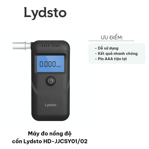 Máy Đo Nồng Độ Cồn Lydsto HD-JJCSY01/02 - Thiết Bị Kiểm Tra Nhanh Chóng, Màn Hình LCD Sắc Nét, Kết Quả Chính Xác Trong 22 Giây
