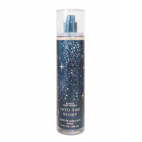 Xịt Thơm Toàn Thân Bath & Body Works Into The Night - Hương Hoa Nhài và Quả Mọng Đen Sang Trọng, Lưu Hương Lên Đến 7 Giờ