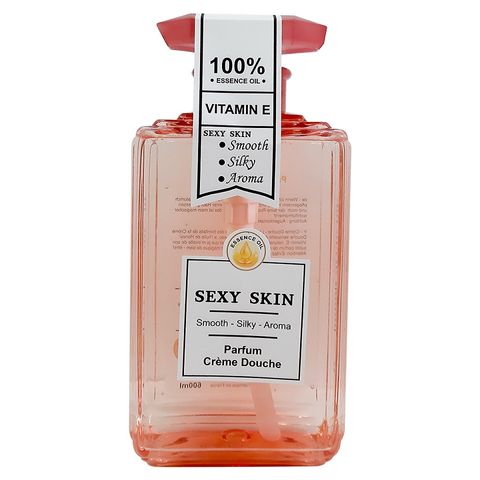 Sữa Tắm Nước Hoa Dưỡng Da Sexy Skin Vitamin E - Giúp Sáng Mịn, Thơm Lâu, Chống Oxy Hóa Cho Mọi Loại Da 600ml