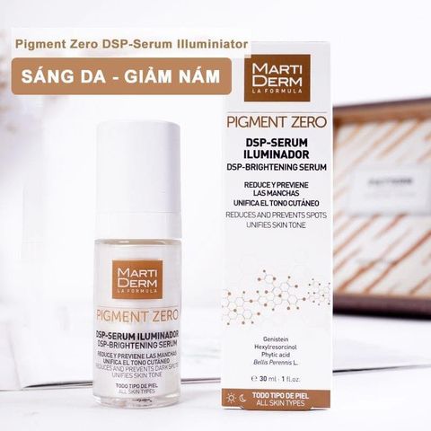 Tinh Chất Sáng Da MartiDerm Pigment Zero DSP Illuminator - Giảm Nám Tàn Nhang, Làm Sáng Da, Serum Dưỡng Da Cao Cấp 30ml