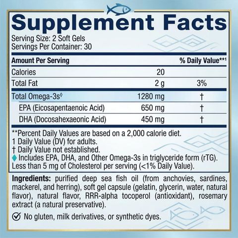 Nordic Natural Ultimate Omega 60 Viên - Hàng Mỹ