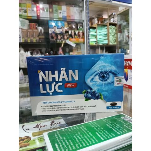 Viên Uống NHÃN LỰC New Cải Thiện Thị Lực Hộp 30 Viên.