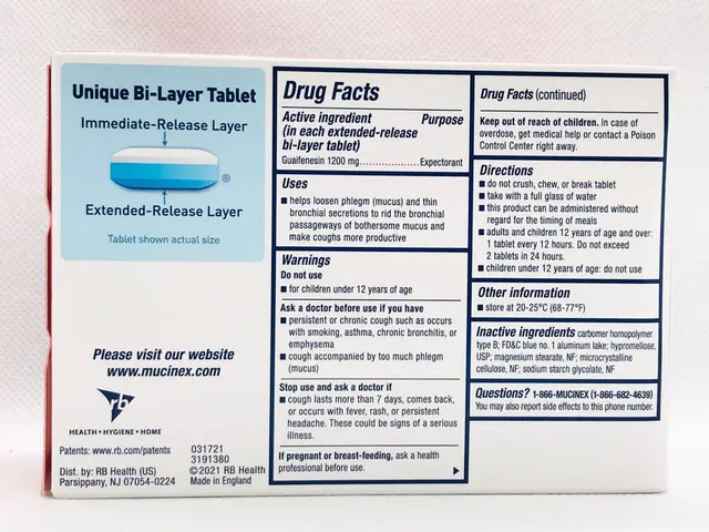 Viên uống cắt cơn ho có đàm, tức ngực Mucinex Maximum Strength 56 viên