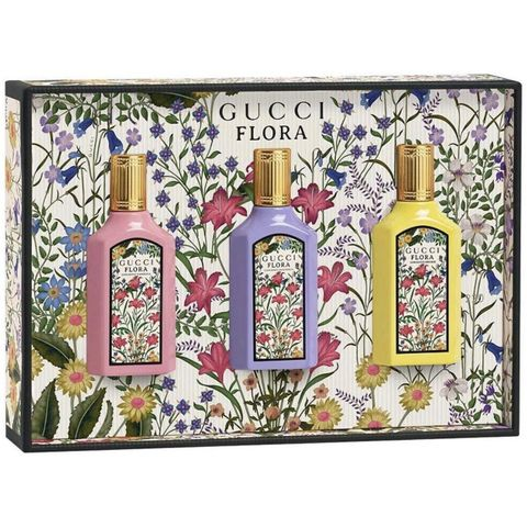  Bộ Quà Tặng Nước Hoa Gucci Flora Gorgeous - Hương Gardenia, Orchid, Magnolia quyến rũ, Tinh tế cho Dịp Đặc Biệt